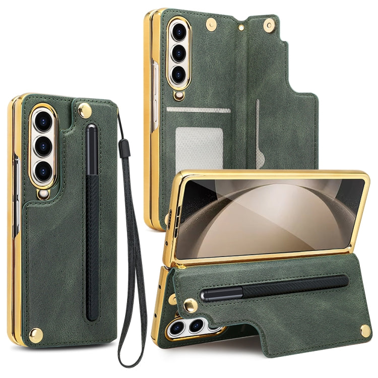 VIETAO Film Integrated Folding Holder Flip PU Phone Case