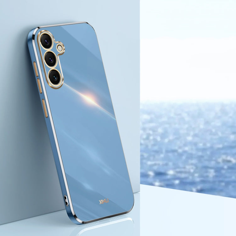 XINLI Straight Edge 6D Electroplate TPU Phone Case