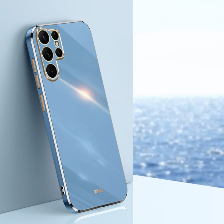 XINLI Straight Edge 6D Electroplate TPU Phone Case