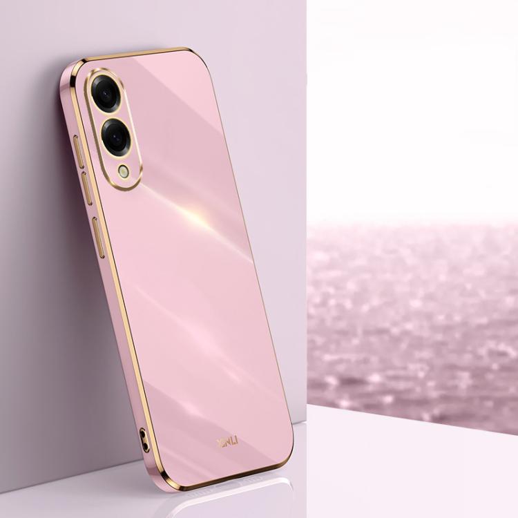 XINLI Straight Edge 6D Electroplate TPU Phone Case