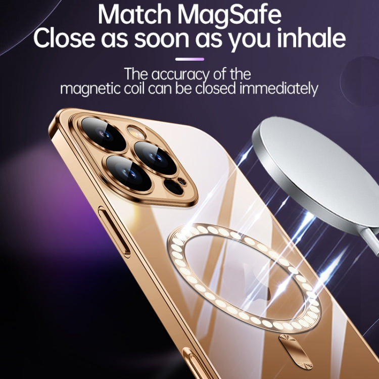 SULADA MagSafe Plating TPU Shockproof Phone Soft Case, For iPhone 16 Pro Max, For iPhone 16 Pro, For iPhone 16 Plus, For iPhone 16