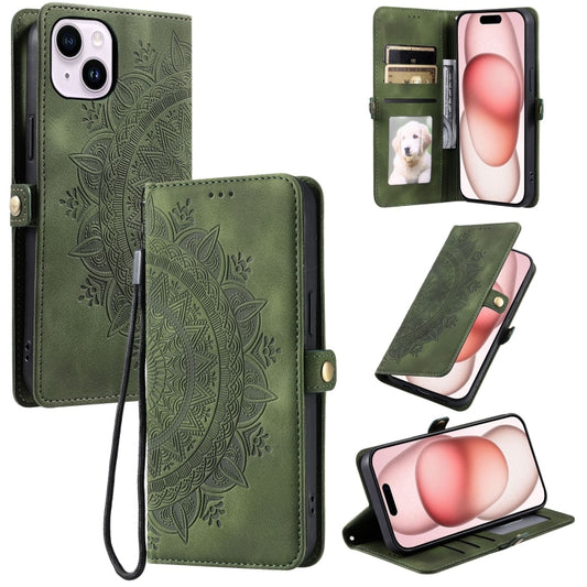 Skin Feel Totem Embossed Leather Phone Case, For iPhone 13, For iPhone 13 mini, For iPhone 12 / 12 Pro, For iPhone 12 Pro Max