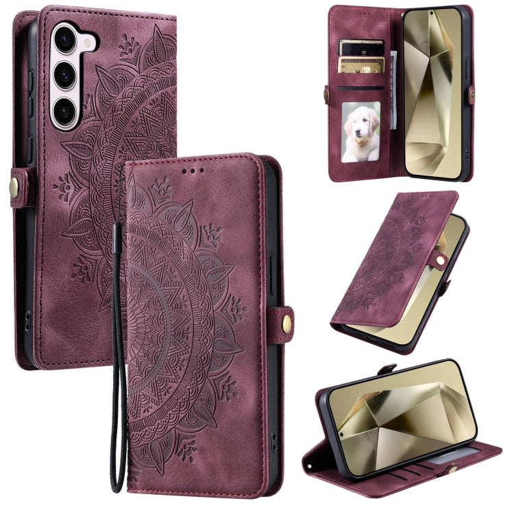 Skin Feel Totem Embossed Leather Phone Case, For Samsung Galaxy S24 5G, For Samsung Galaxy S23 FE 5G, For Samsung Galaxy S23 Ultra 5G, For Samsung Galaxy S23+ 5G, For Samsung Galaxy S23 5G, For Samsung Galaxy S20 FE