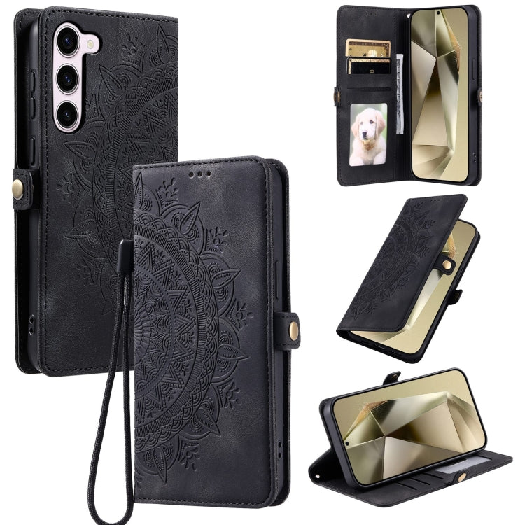 Skin Feel Totem Embossed Leather Phone Case, For Samsung Galaxy S24 5G, For Samsung Galaxy S23 FE 5G, For Samsung Galaxy S23 Ultra 5G, For Samsung Galaxy S23+ 5G, For Samsung Galaxy S23 5G, For Samsung Galaxy S20 FE