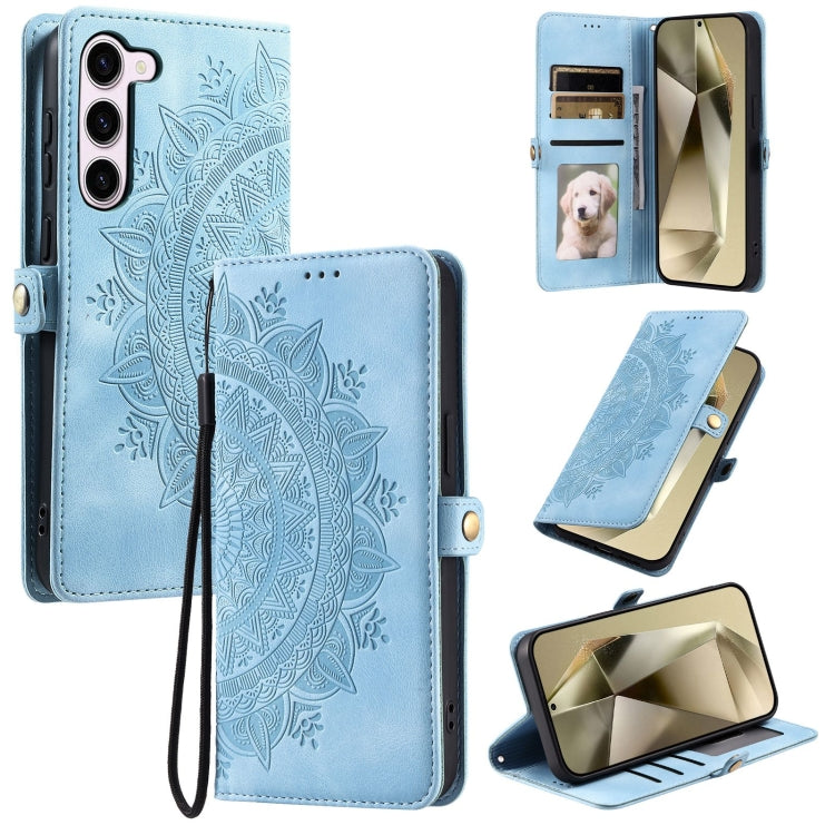 Skin Feel Totem Embossed Leather Phone Case, For Samsung Galaxy S24 5G, For Samsung Galaxy S23 FE 5G, For Samsung Galaxy S23 Ultra 5G, For Samsung Galaxy S23+ 5G, For Samsung Galaxy S23 5G, For Samsung Galaxy S20 FE