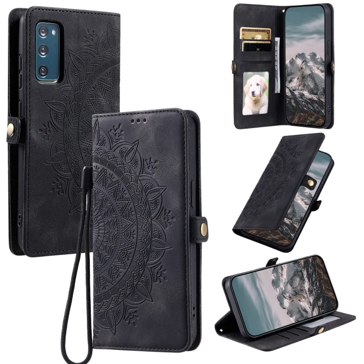 Skin Feel Totem Embossed Leather Phone Case, For Samsung Galaxy S24 5G, For Samsung Galaxy S23 FE 5G, For Samsung Galaxy S23 Ultra 5G, For Samsung Galaxy S23+ 5G, For Samsung Galaxy S23 5G, For Samsung Galaxy S20 FE