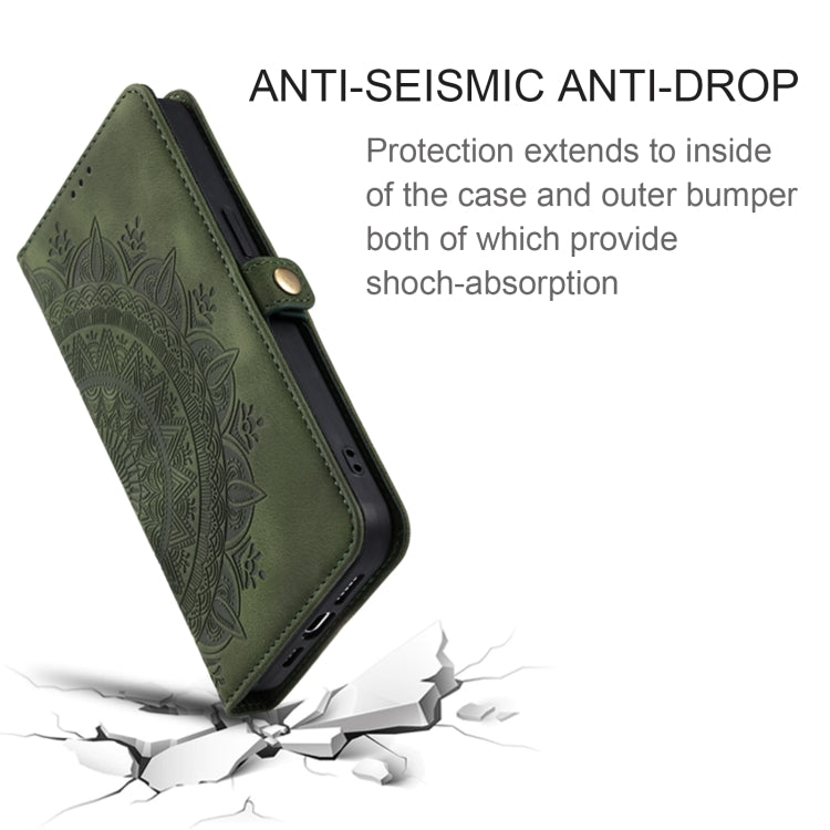 Skin Feel Totem Embossed Leather Phone Case, For Samsung Galaxy S22 Ultra 5G