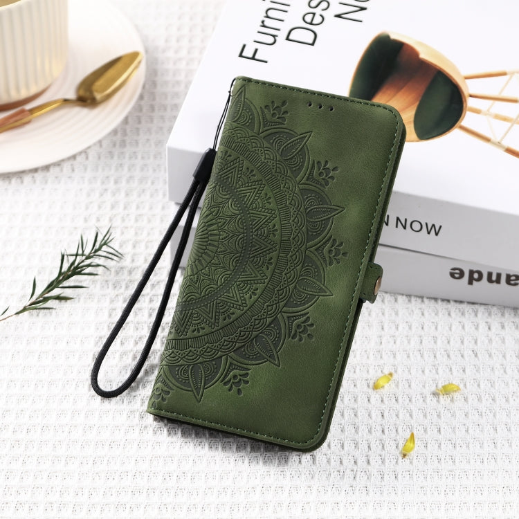 Skin Feel Totem Embossed Leather Phone Case, For Samsung Galaxy S22 Ultra 5G