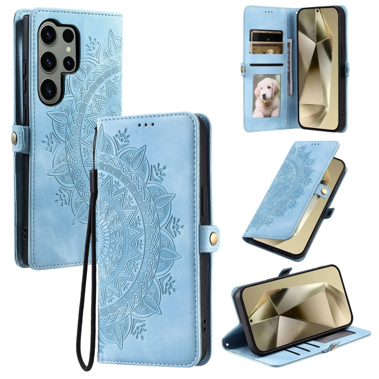 Skin Feel Totem Embossed Leather Phone Case, For Samsung Galaxy S25 5G, For Samsung Galaxy S25+ 5G, For Samsung Galaxy S25 Ultra 5G, For Samsung Galaxy S24 FE 5G, For Samsung Galaxy S24 Ultra 5G, For Samsung Galaxy S24+ 5G