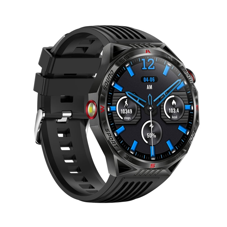 HT28 1.85 inch Silicone Strap IP68 Waterproof Smart Watch, Support Sleep Monitoring