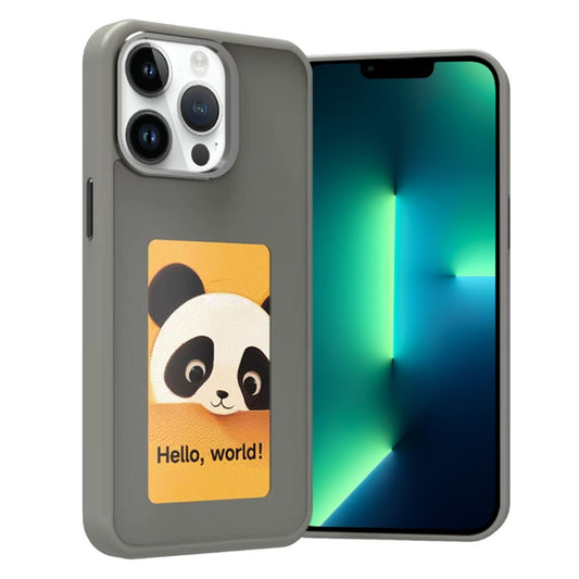 Four-Color E-ink Screen NFC DIY Phone Case, For iPhone 13 Pro