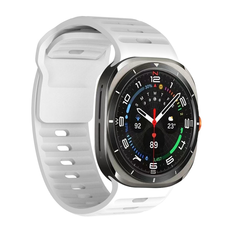 Wavy Texture Silicone Watch Band, For Samsung Galaxy Watch Ultra 47mm / Ultra 2025