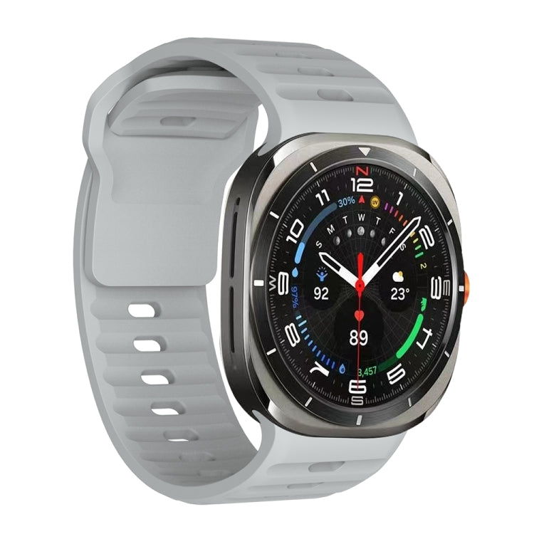 Wavy Texture Silicone Watch Band, For Samsung Galaxy Watch Ultra 47mm / Ultra 2025