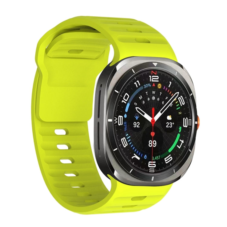 Wavy Texture Silicone Watch Band, For Samsung Galaxy Watch Ultra 47mm / Ultra 2025