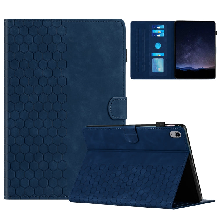 Honeycomb Embossed Leather Smart Tablet Case, For iPad Pro 11 2024 / Air 10.9 2022, For iPad 10th Gen 10.9 2022, For iPad 10.2 2021 / 2020 / 10.5 2019, For iPad mini 6 / mini 2024