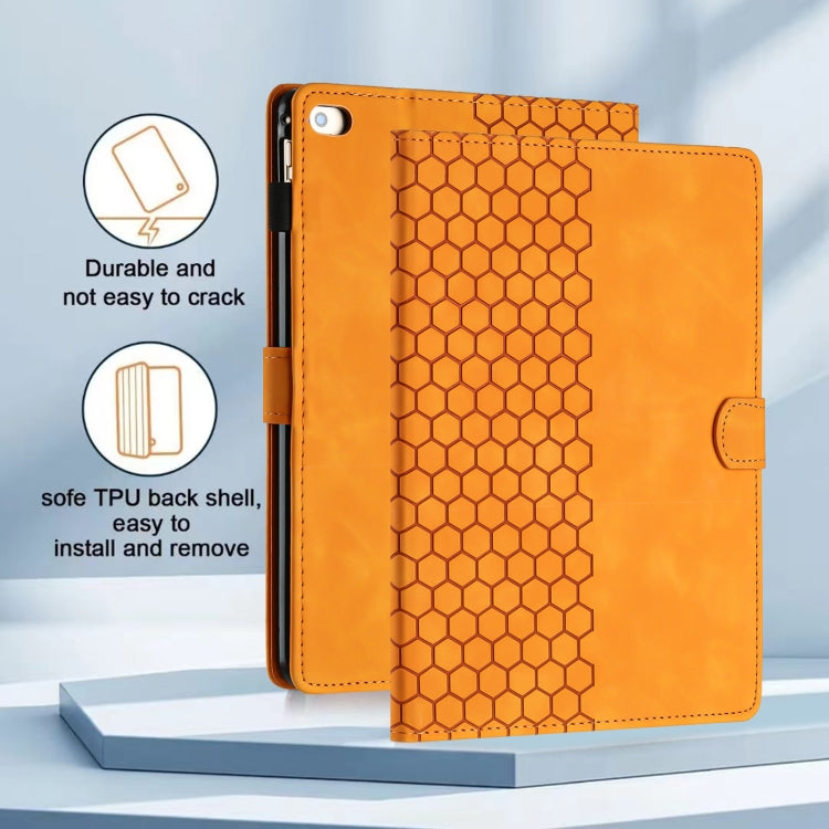 Honeycomb Embossed Leather Smart Tablet Case, For iPad mini 5 / 4 / 3 / 2 / 1, For iPad Pro 9.7 / 9.7 2018 / 2017