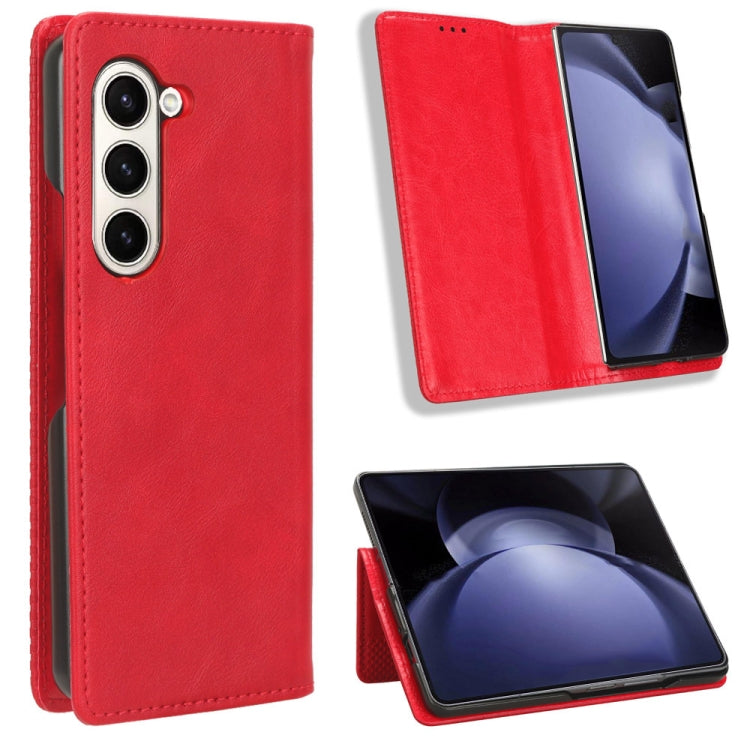 Magnetic Buckle Retro Texture Leather Phone Case