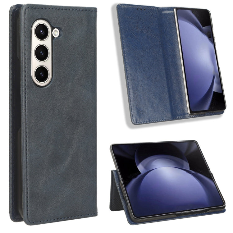 Magnetic Buckle Retro Texture Leather Phone Case