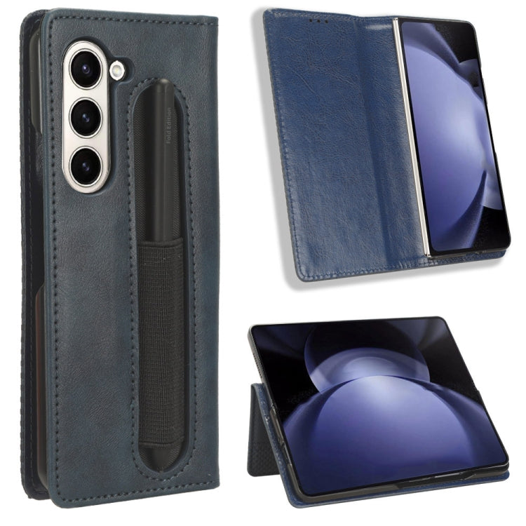 Magnetic Buckle Retro Texture Leather Phone Case