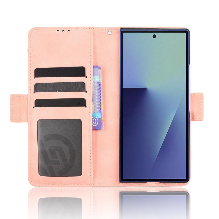 Skin Feel Calf Texture Card Slots Leather Phone Case