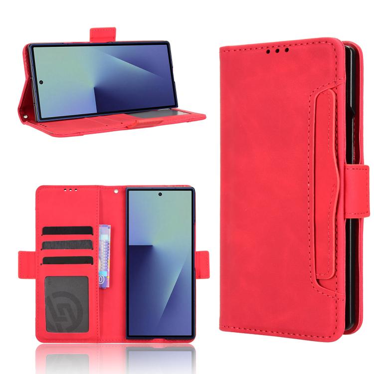 Skin Feel Calf Texture Card Slots Leather Phone Case