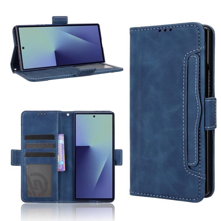 Skin Feel Calf Texture Card Slots Leather Phone Case