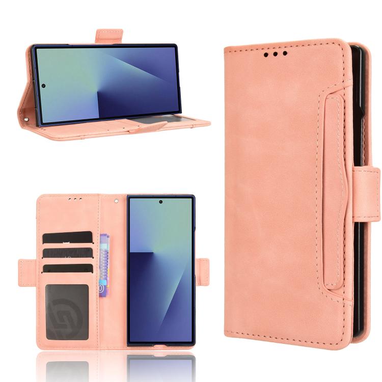 Skin Feel Calf Texture Card Slots Leather Phone Case