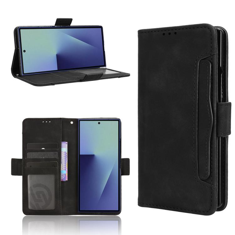 Skin Feel Calf Texture Card Slots Leather Phone Case