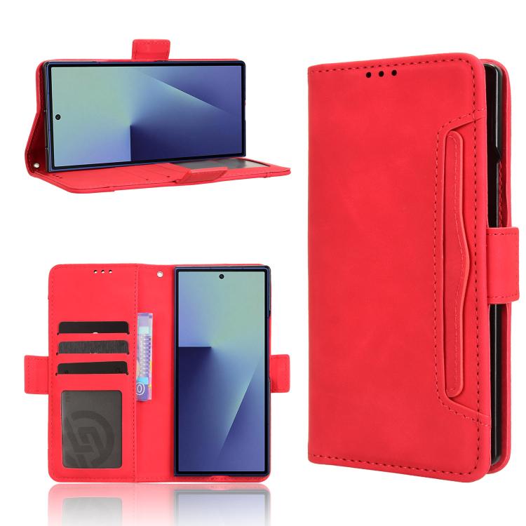 Skin Feel Calf Texture Card Slots Leather Phone Case