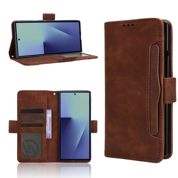 Skin Feel Calf Texture Card Slots Leather Phone Case