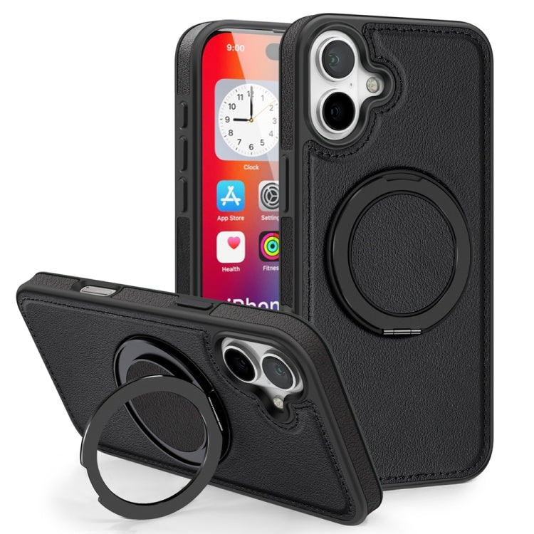 Yashi 360 Degree Rotating MagSafe Holder Phone Case, For iPhone 16 Pro Max, For iPhone 16 Pro, For iPhone 16 Plus