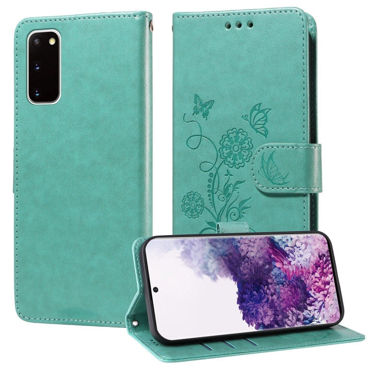 Embossed Butterfly Flowers Leather Phone Case, For Samsung Galaxy S21 Ultra 5G, For Samsung Galaxy S20 Ultra, For Samsung Galaxy S20, For Samsung Galaxy S20+