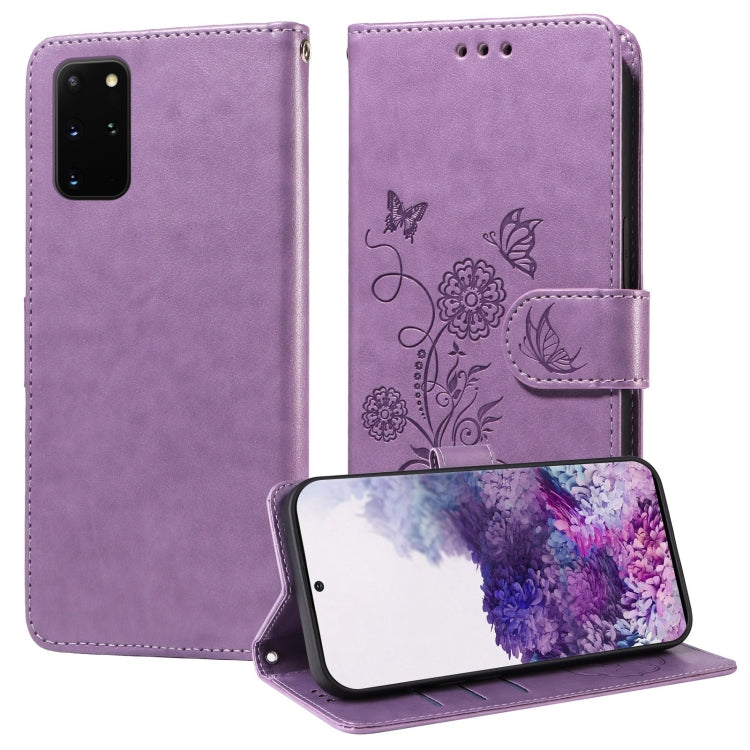 Embossed Butterfly Flowers Leather Phone Case, For Samsung Galaxy S21 Ultra 5G, For Samsung Galaxy S20 Ultra, For Samsung Galaxy S20, For Samsung Galaxy S20+