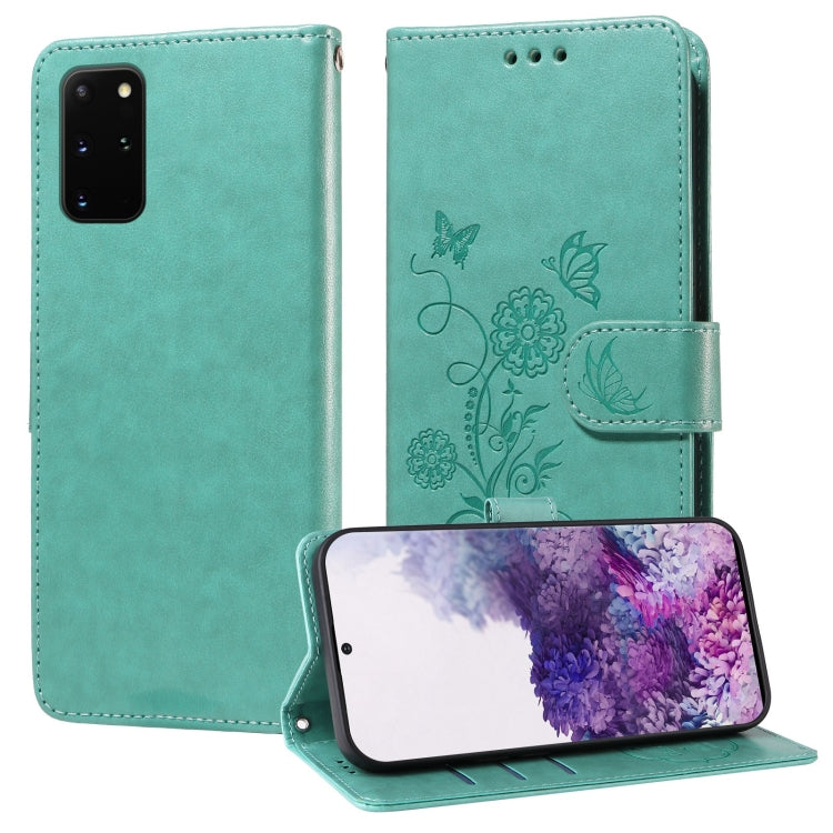 Embossed Butterfly Flowers Leather Phone Case, For Samsung Galaxy S21 Ultra 5G, For Samsung Galaxy S20 Ultra, For Samsung Galaxy S20, For Samsung Galaxy S20+