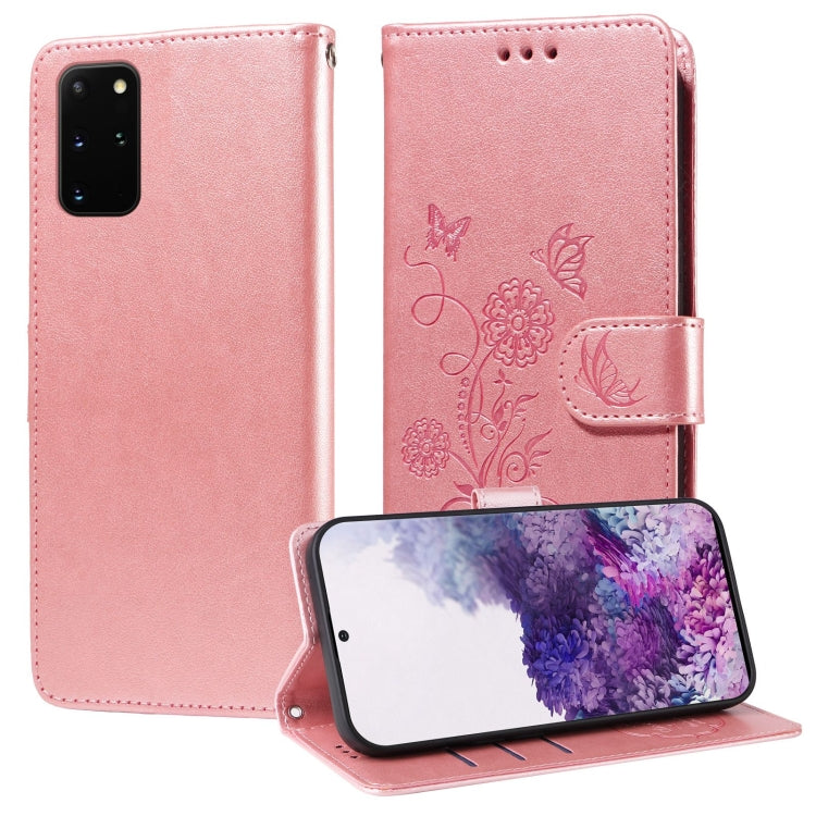 Embossed Butterfly Flowers Leather Phone Case, For Samsung Galaxy S21 Ultra 5G, For Samsung Galaxy S20 Ultra, For Samsung Galaxy S20, For Samsung Galaxy S20+