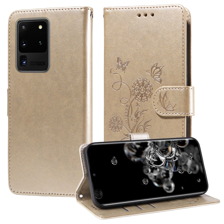 Embossed Butterfly Flowers Leather Phone Case, For Samsung Galaxy S21 Ultra 5G, For Samsung Galaxy S20 Ultra, For Samsung Galaxy S20, For Samsung Galaxy S20+