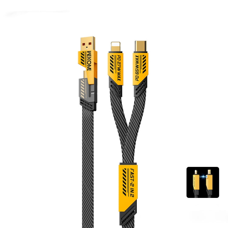 WK WDC-26 1.2m 65W USB / Type-C to Type-C / 8 Pin Magnetic Fast Charging Data Cable, WDC-26