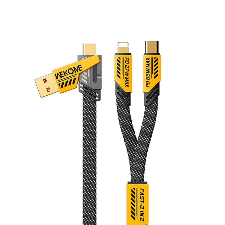 WK WDC-26 1.2m 65W USB / Type-C to Type-C / 8 Pin Magnetic Fast Charging Data Cable, WDC-26