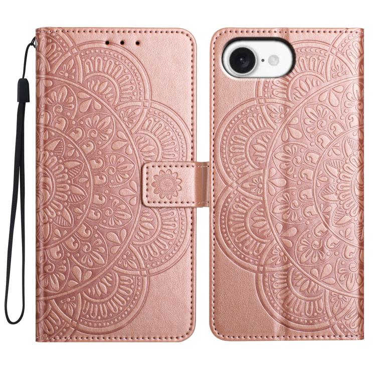 Flower Embossed Leather Phone Case