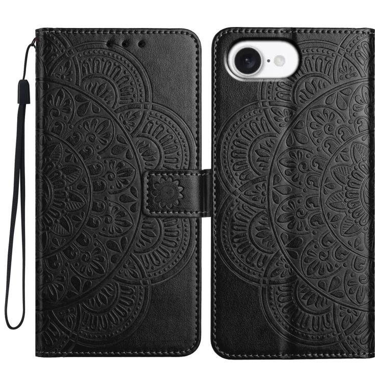 Flower Embossed Leather Phone Case