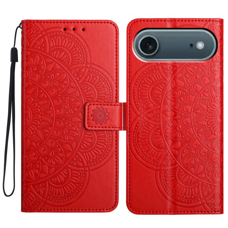 Flower Embossed Leather Phone Case