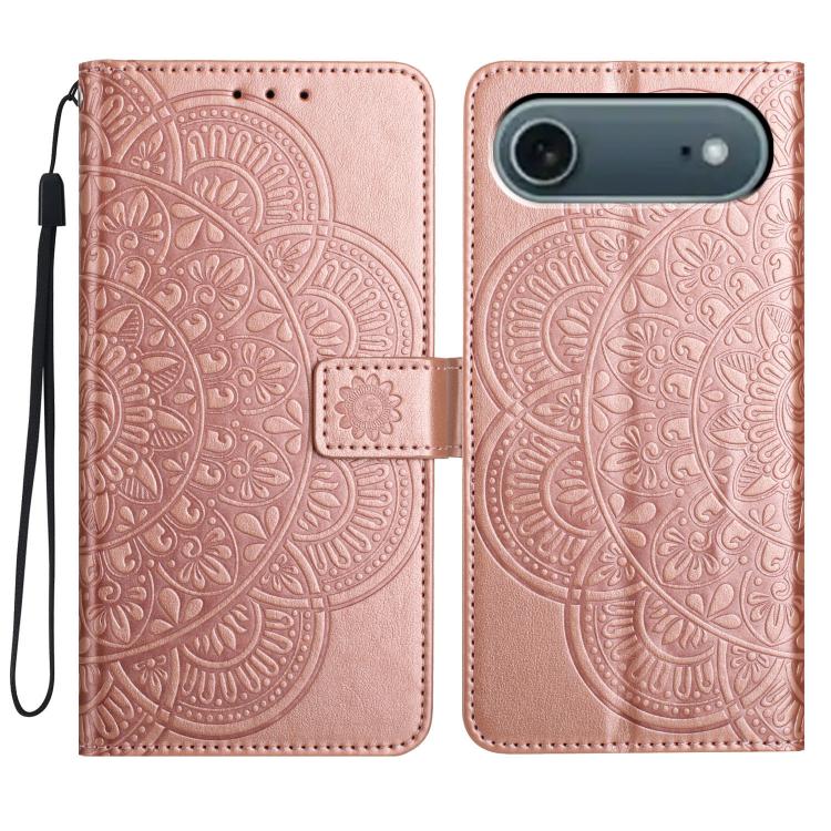 Flower Embossed Leather Phone Case