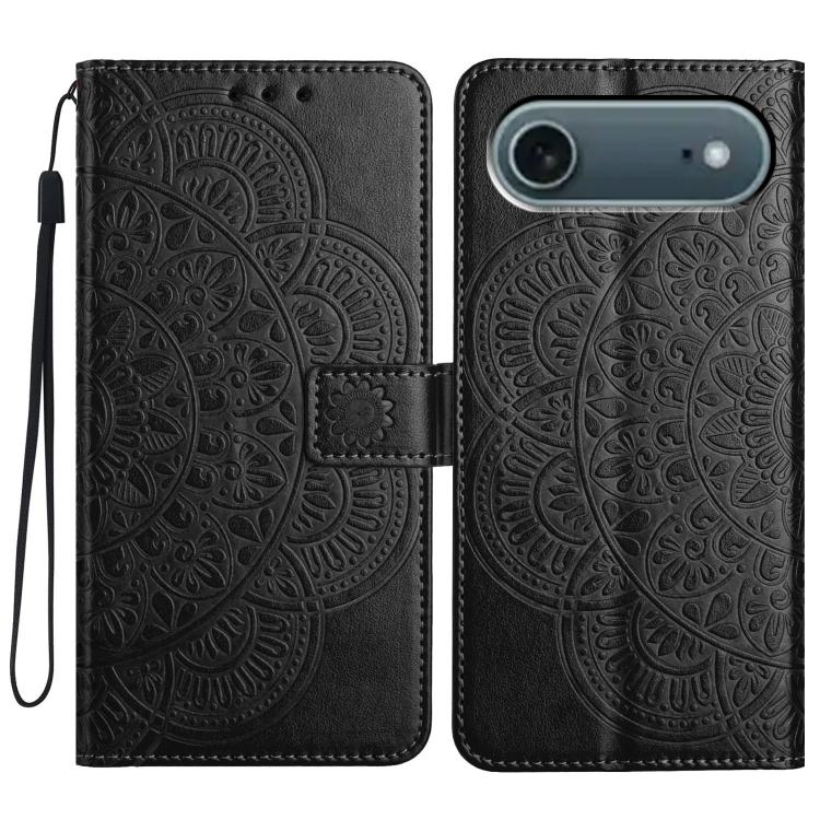 Flower Embossed Leather Phone Case
