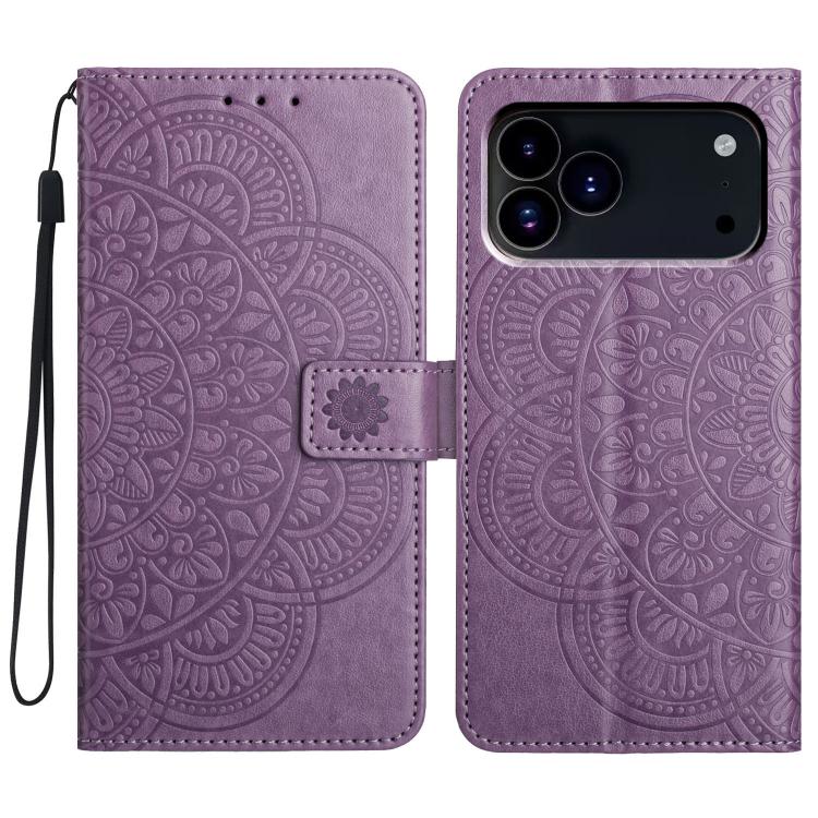 Flower Embossed Leather Phone Case
