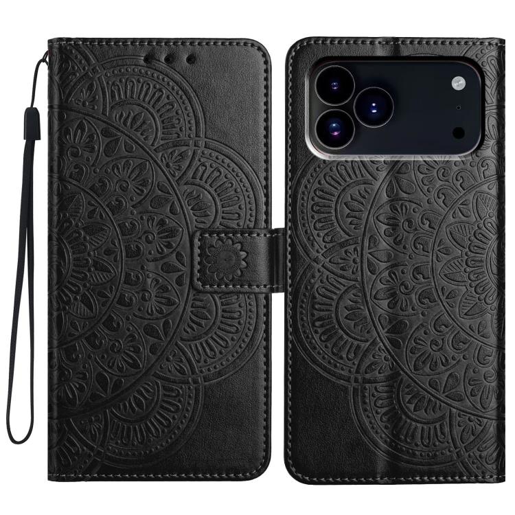 Flower Embossed Leather Phone Case