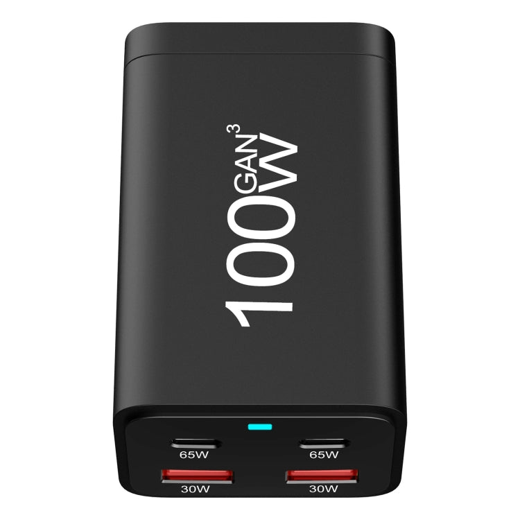 2A2C-100W GaN Pro 100W USB x 2, USB-C / Type-C x 2 Fast Charger, US Plug, UK Plug, AU Plug, EU Plug