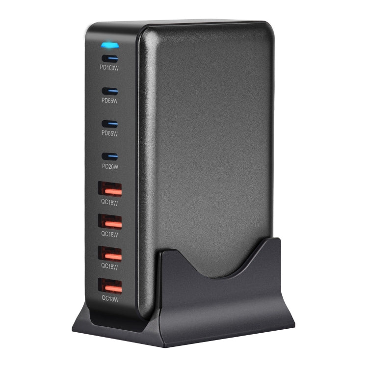 YMX-320W GaN 320W USB x 4, USB-C / Type-C x 4 Fast Charger, US Plug, UK Plug, AU Plug, EU Plug