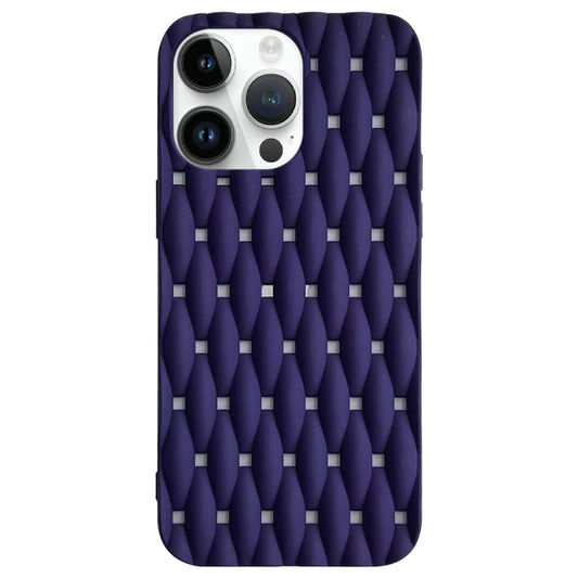 Weave Cooling Solid Color TPU Phone Case, For iPhone 15 Pro Max, For iPhone 15 Pro, For iPhone 15 Plus, For iPhone 15