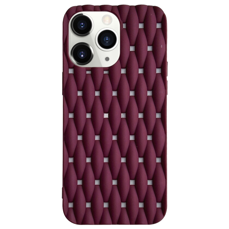 Weave Cooling Solid Color TPU Phone Case, For iPhone 11, For iPhone 11 Pro, For iPhone X / XS, For iPhone XR