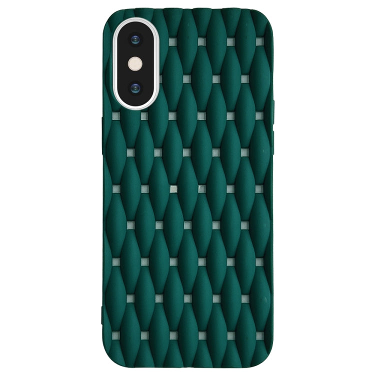 Weave Cooling Solid Color TPU Phone Case, For iPhone 11, For iPhone 11 Pro, For iPhone X / XS, For iPhone XR